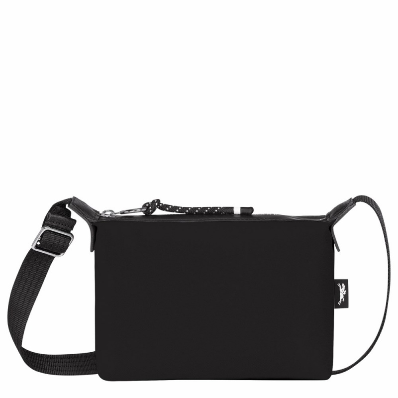 Black Longchamp Le Pliage Energy Pouch Women's Shoulder Bags